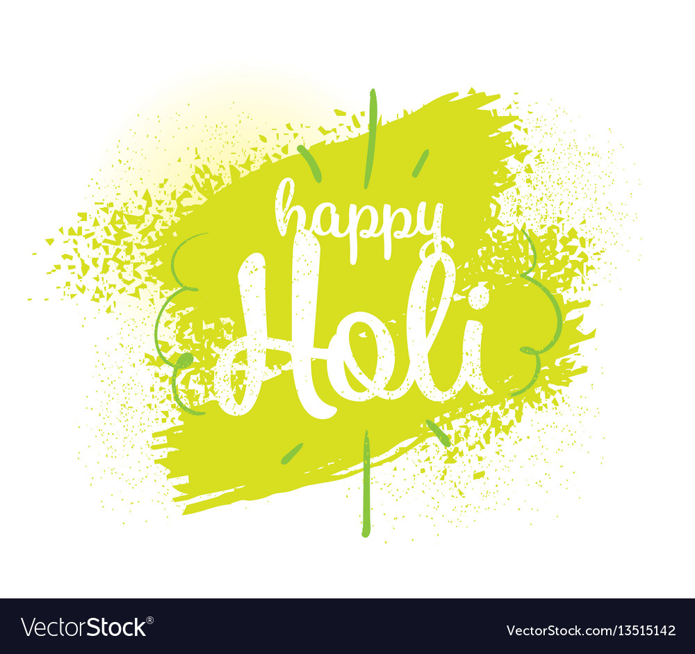 Happy holi indian festival of colors