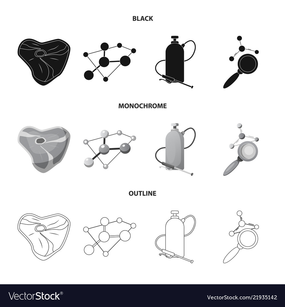 Isolated object of and symbol set s vector image Isolated object of and symbol set s