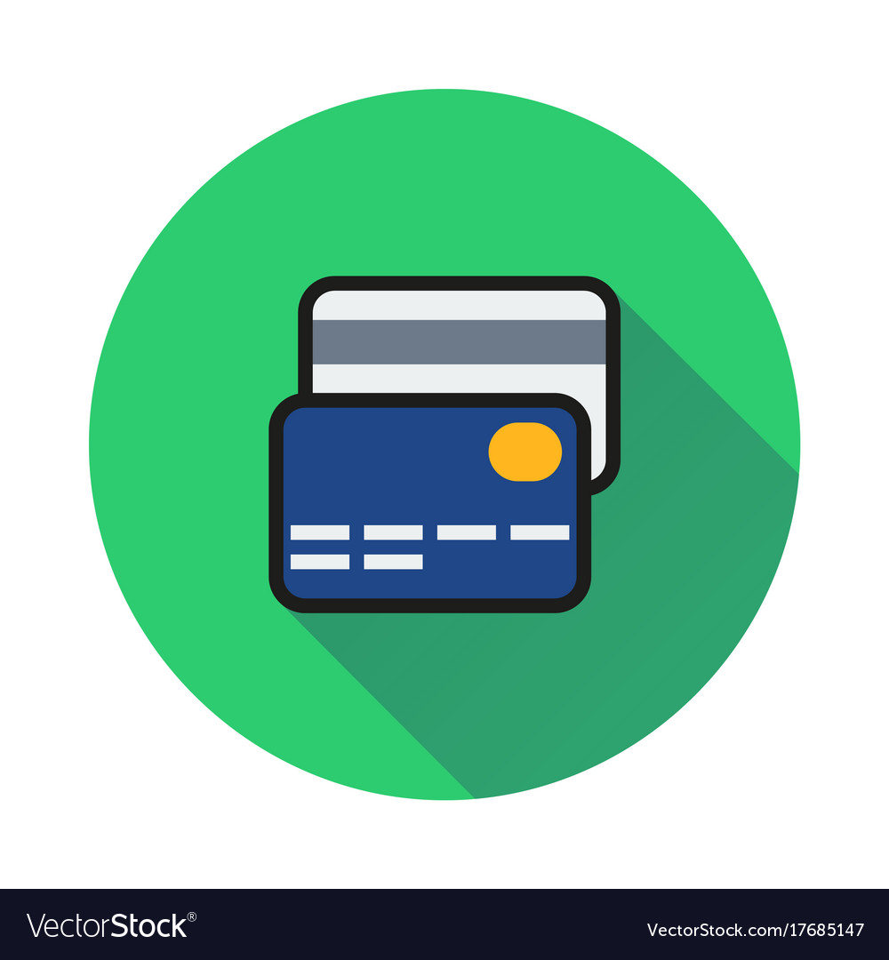 Credit card icon Royalty Free Vector Image - VectorStock