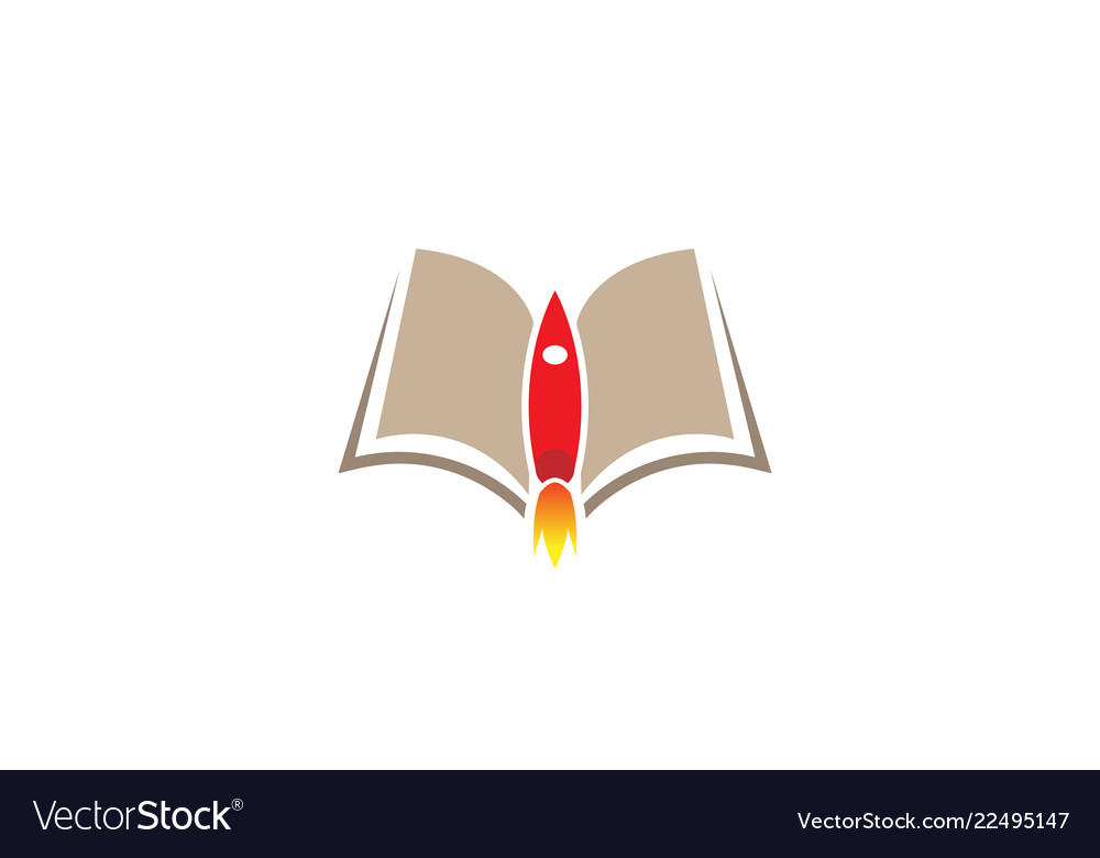 Buch lesen Logo vector image Buch lesen Logo