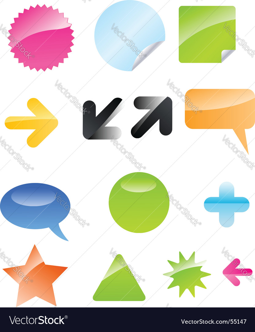 Modern Web Icons & Elements