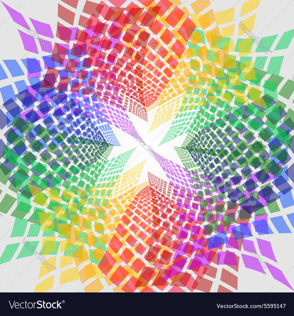 Mosaic pattern spectral background