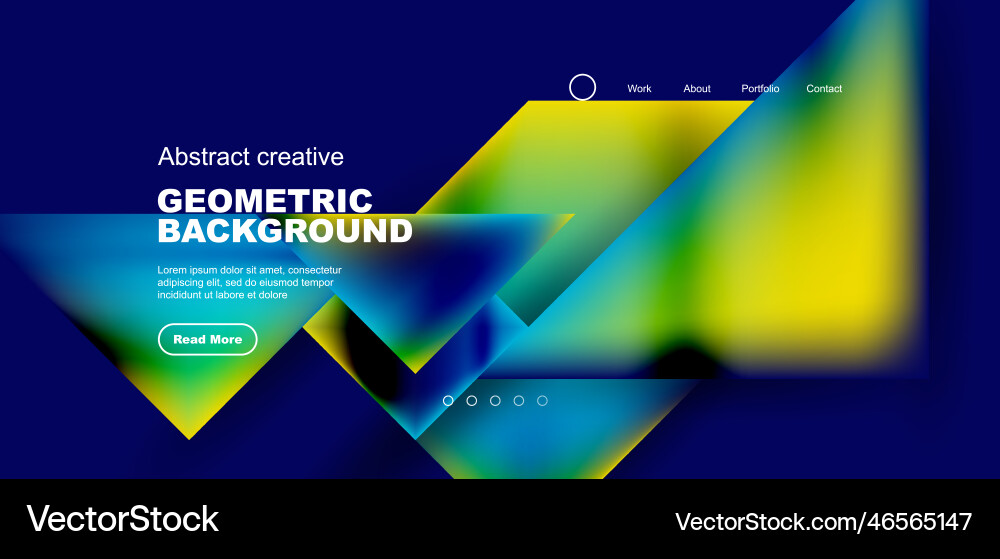 Triangle abstract background Royalty Free Vector Image