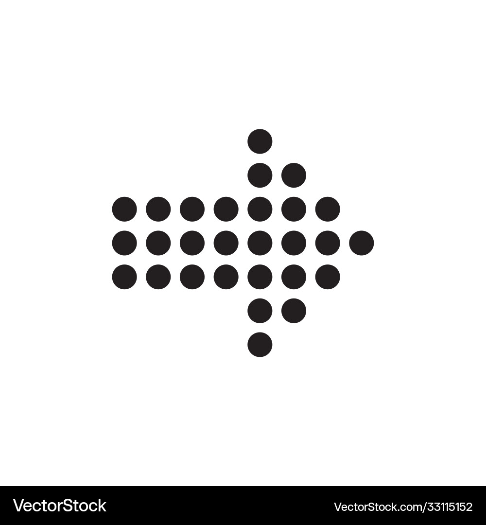 Arrow icon design element logo element Royalty Free Vector