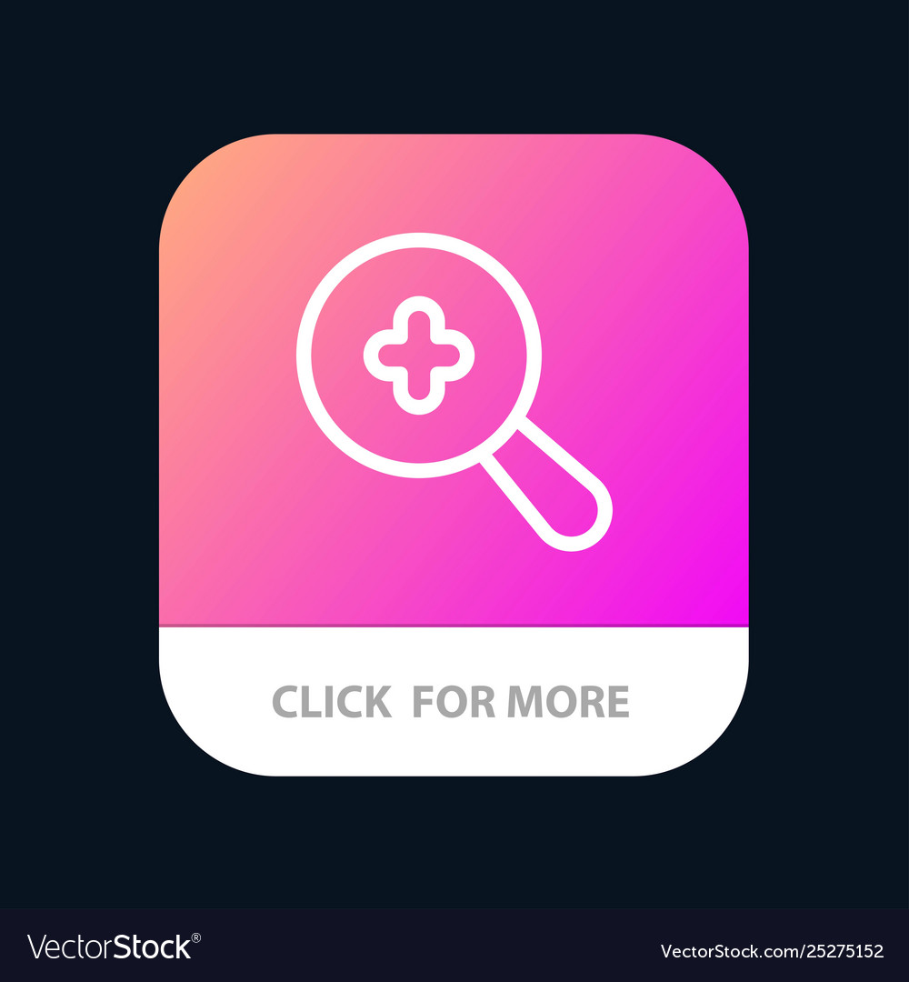 Erweiterte Suche plus mobile App-Taste android vector image Erweiterte Suche plus mobile App-Taste android