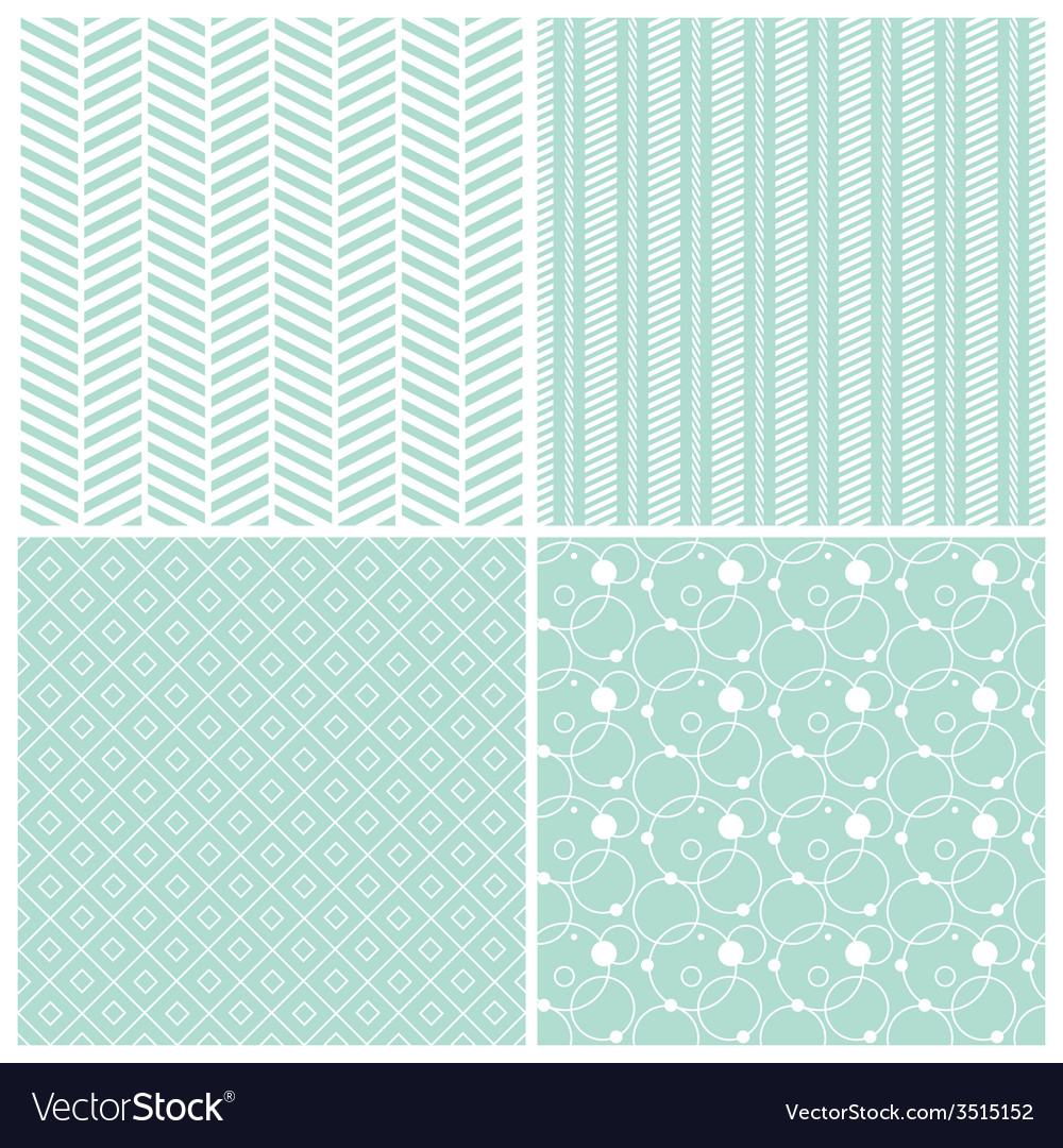 Geometric seamless patterns Royalty Free Vector Image