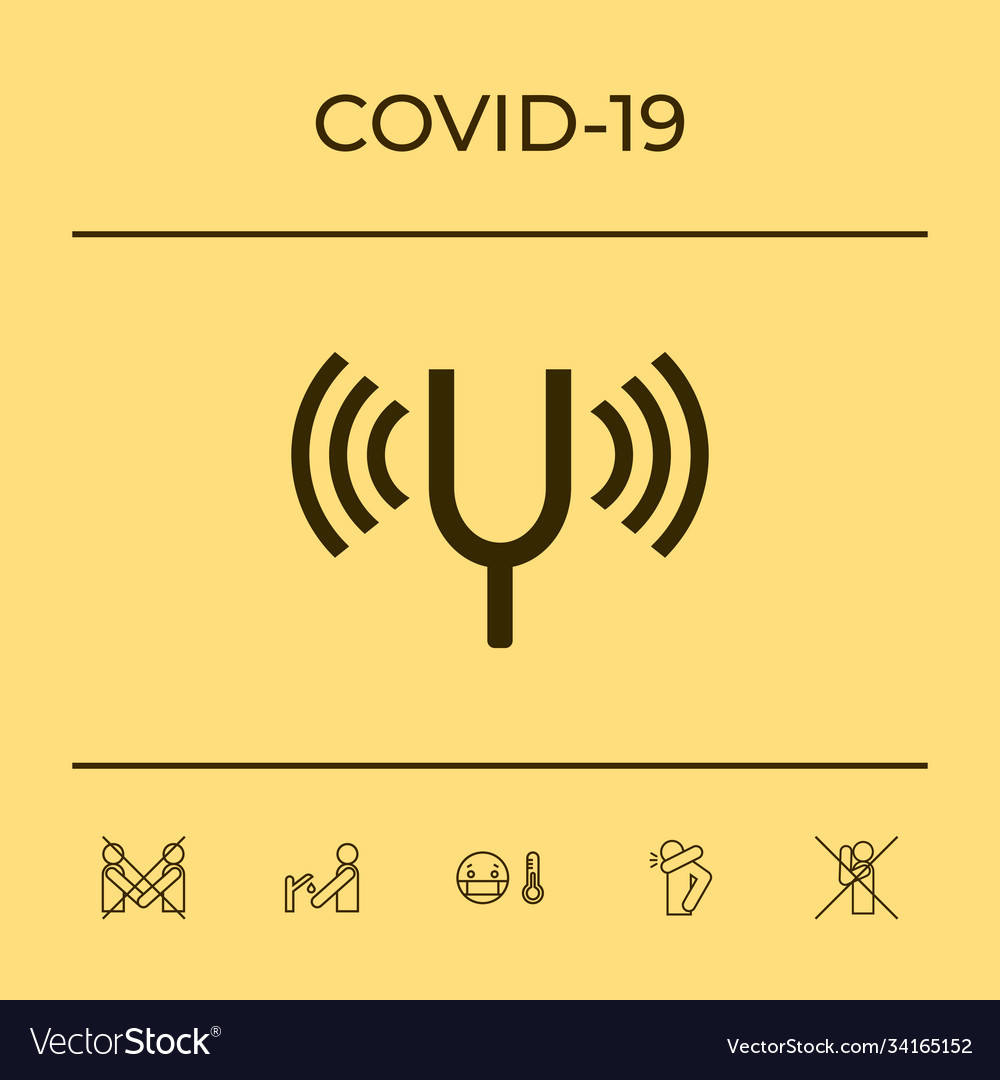 Tuning fork icon elements for your design