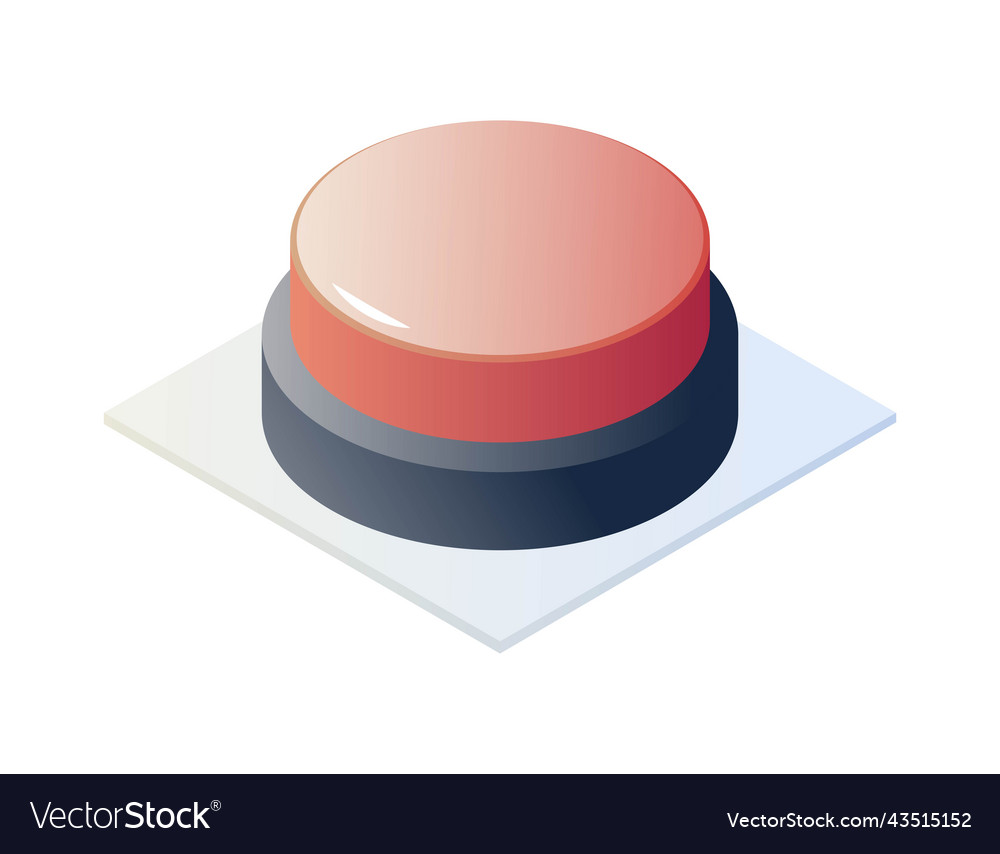 Turn or switch off button electric equipment Vector Image