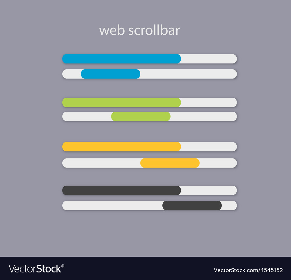 Web scrollbars with light colors