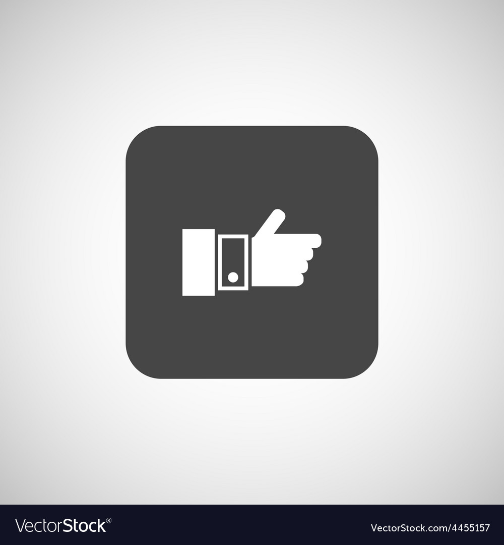 Pointing hand icon finger pointer touch