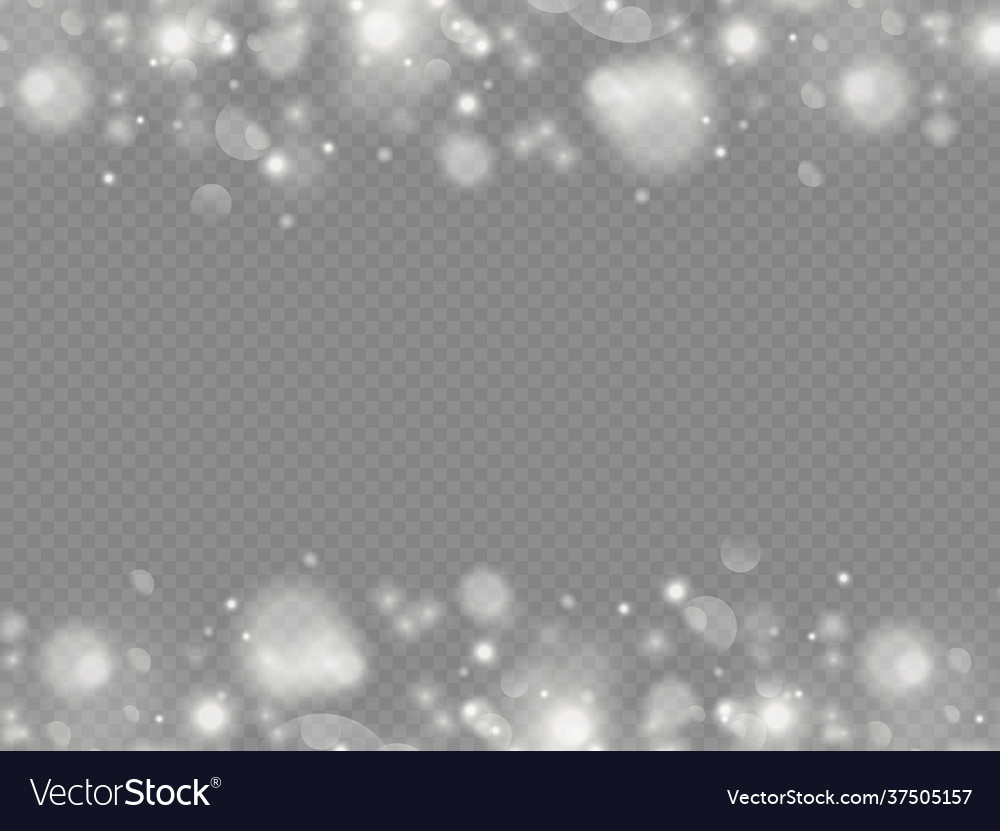 Sparkling magic dust particles bokeh light effect