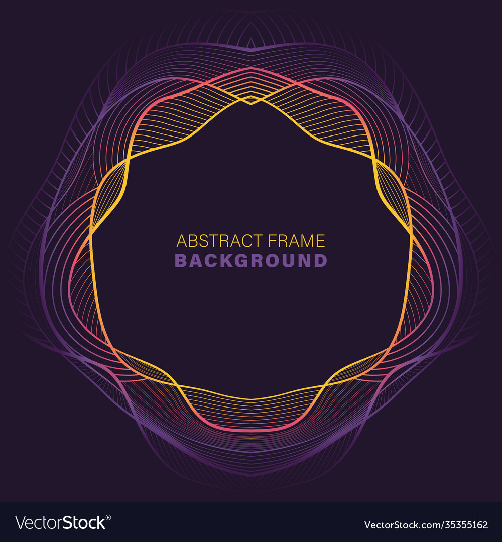 Abstract color dynamic wavy lines background