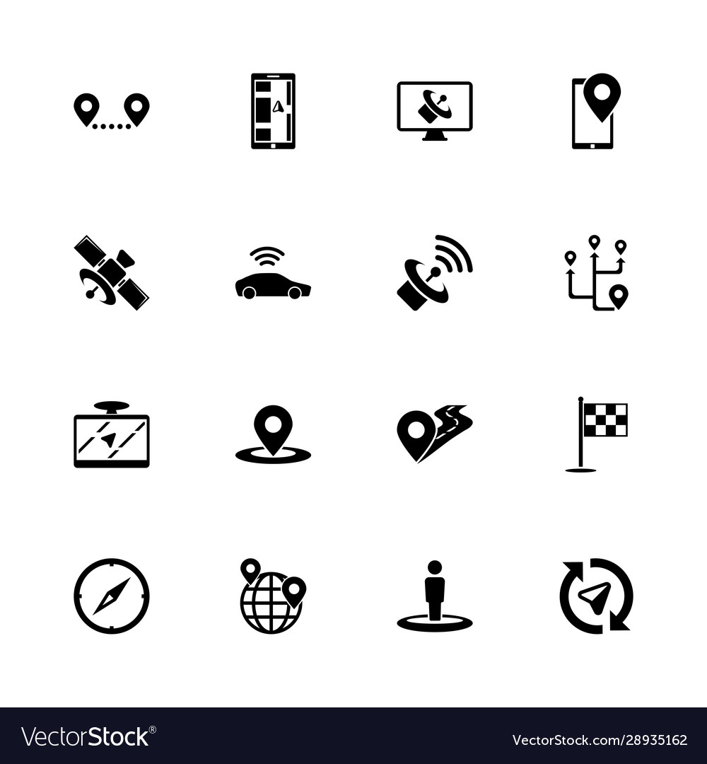 Satellite - flat icons