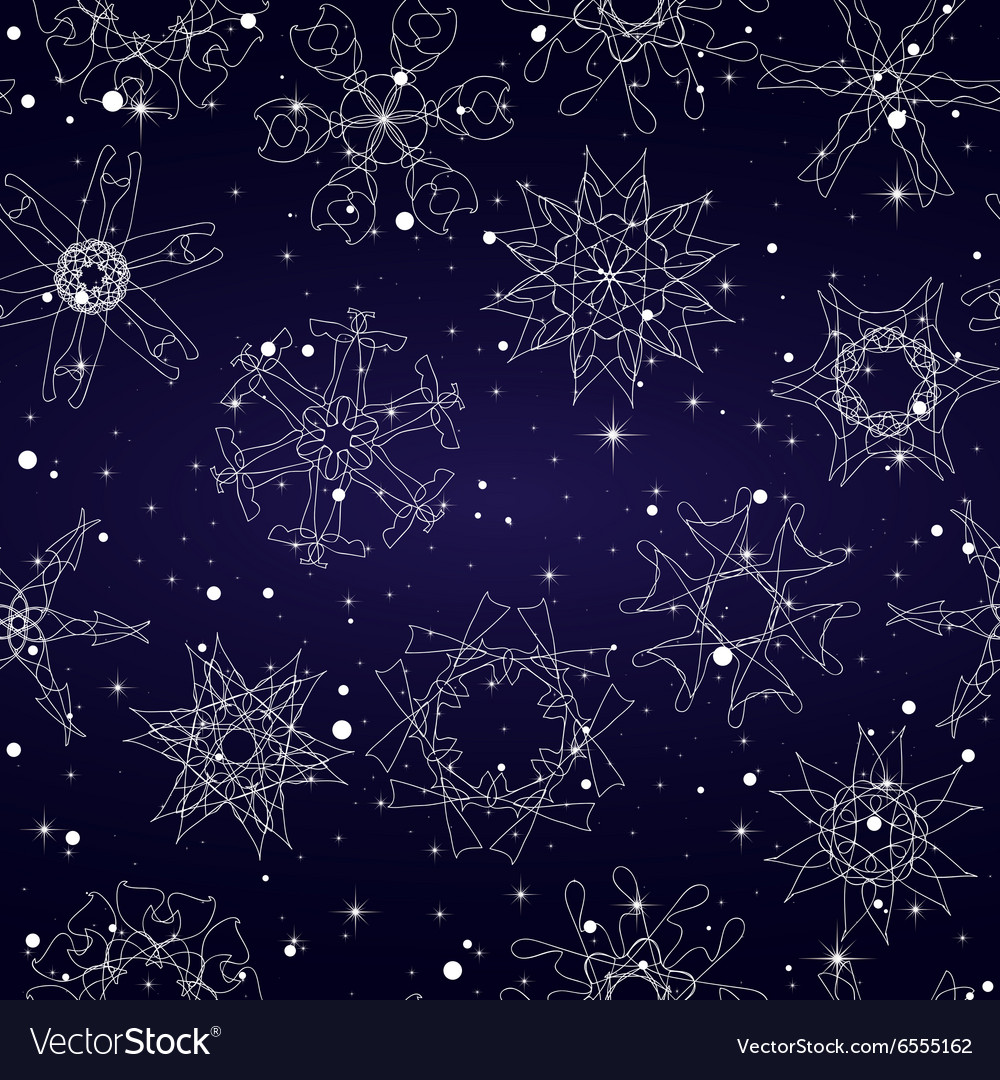 Snowflake pattern seamless texture christmas