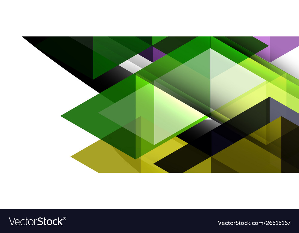 Abstract concept triangle graphic element Vector Image