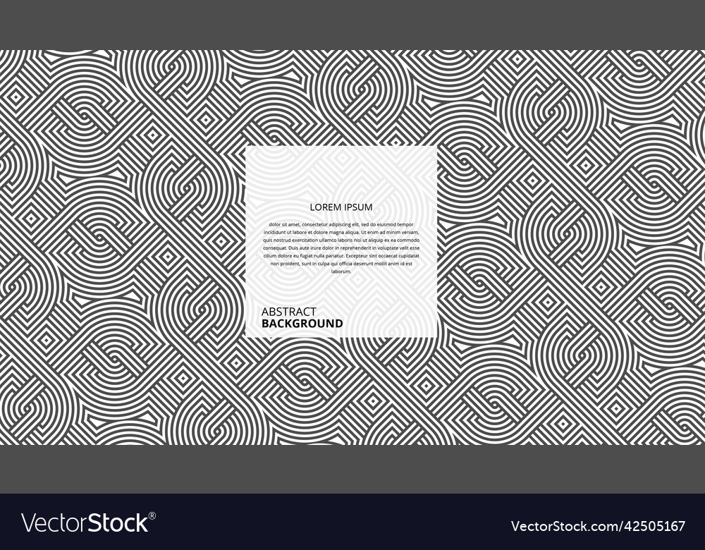 Abstract diagonal circular square lines pattern