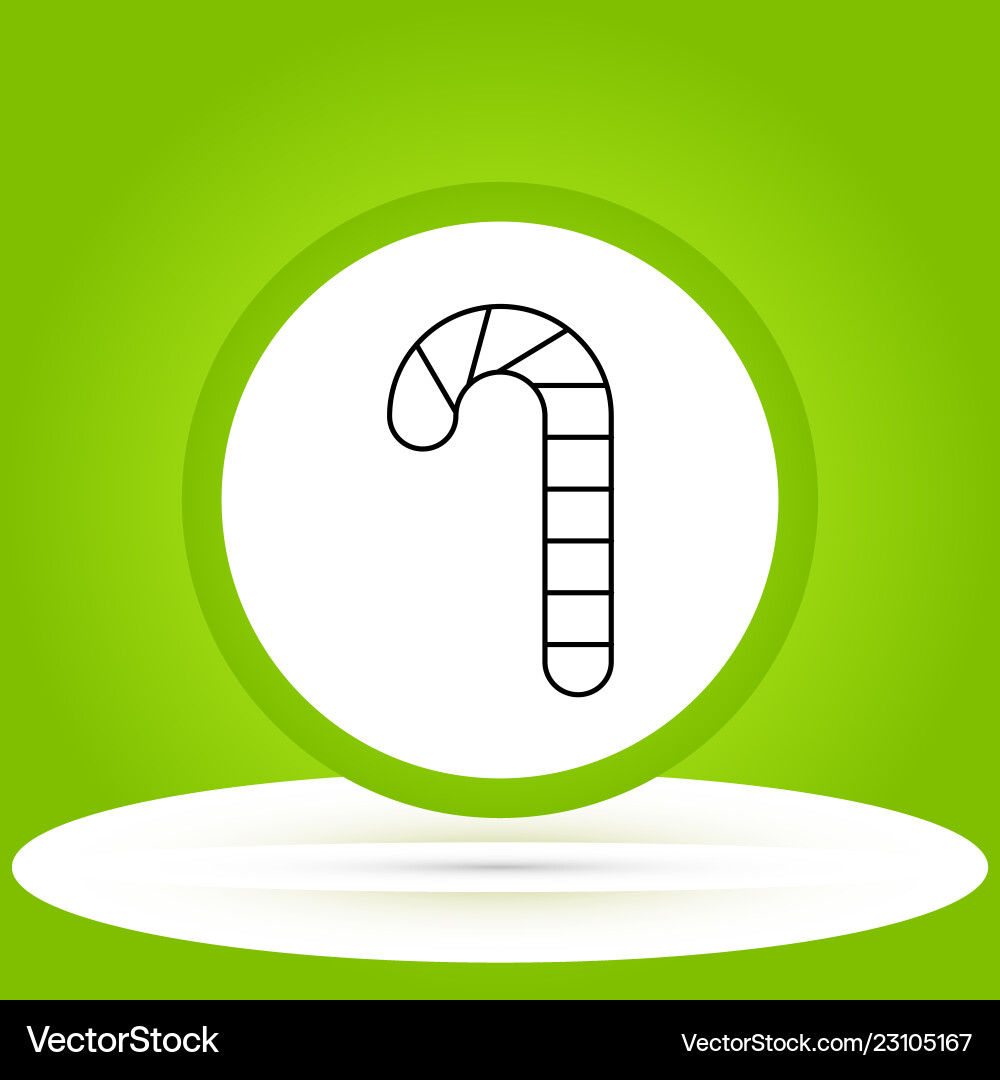 Candy icon in creative design with elements Vector Image