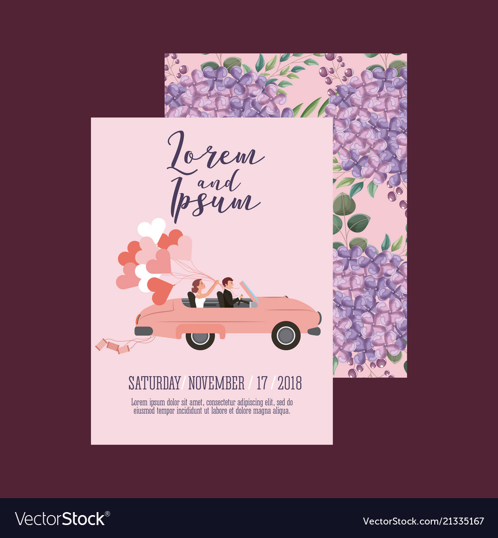 Couple wedding card