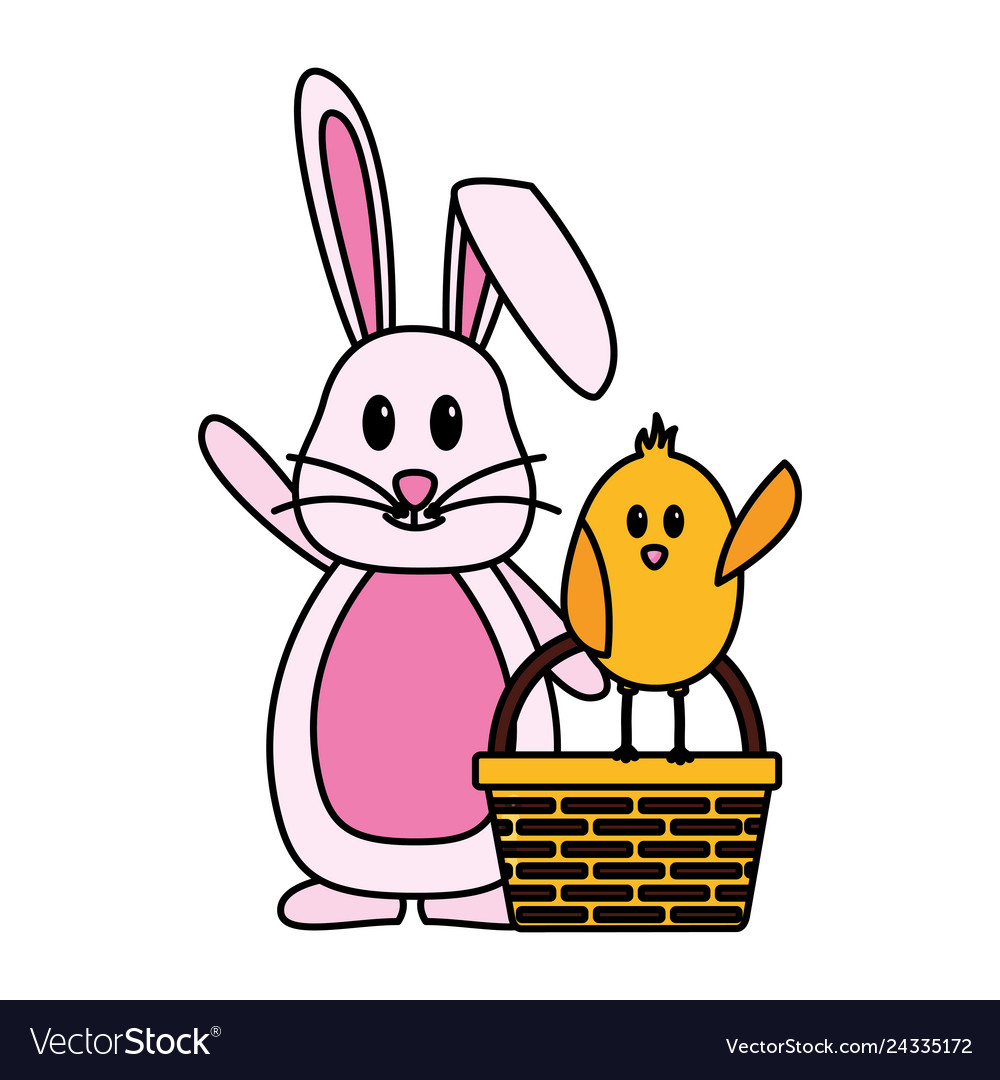 Happy easter rabbit