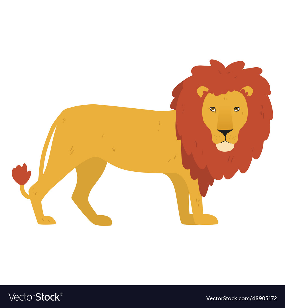 Lion king Royalty Free Vector Image - VectorStock
