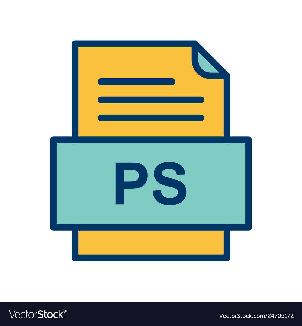 Ps file document icon