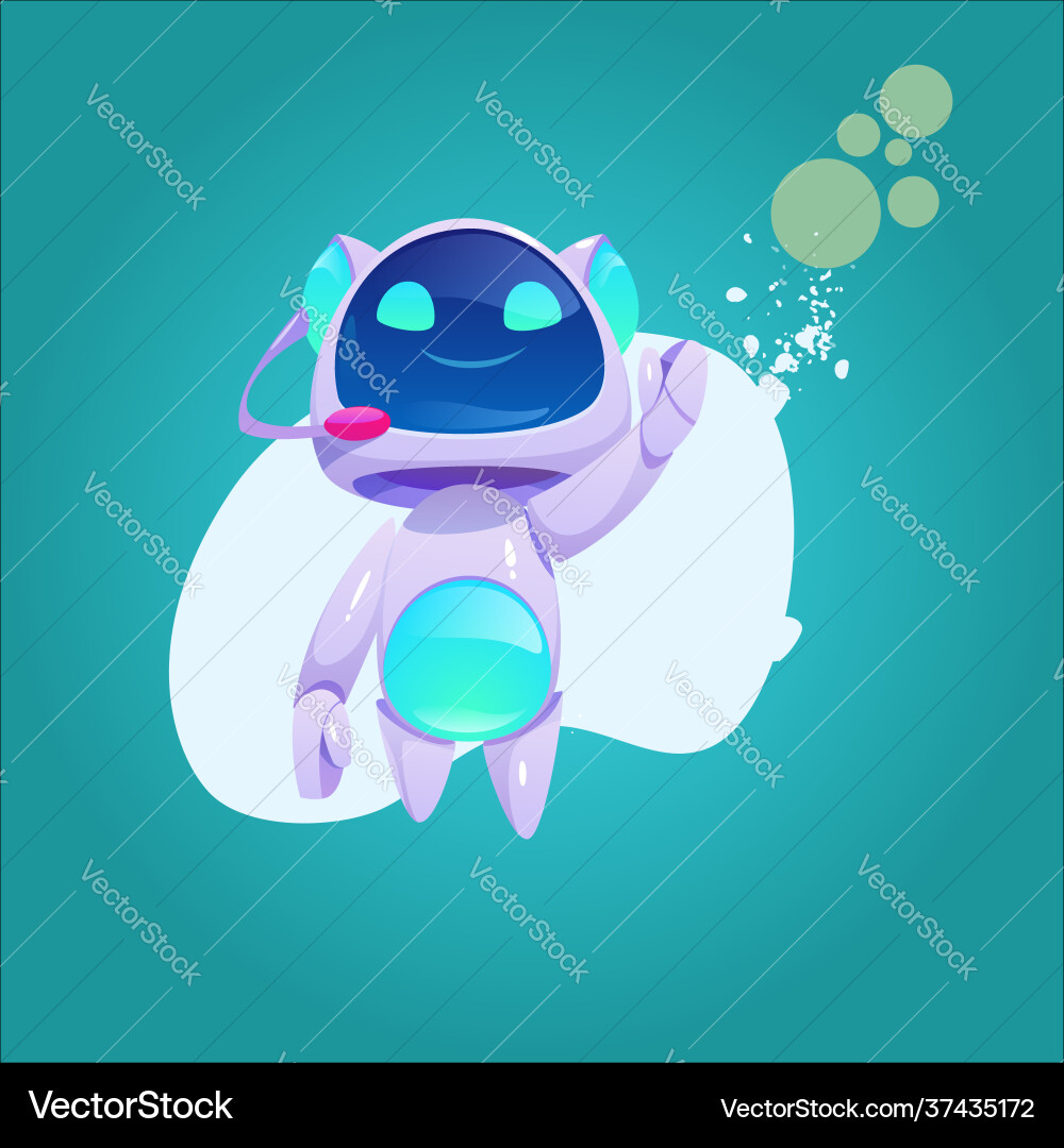 Robot innovation technology science future Vector Image