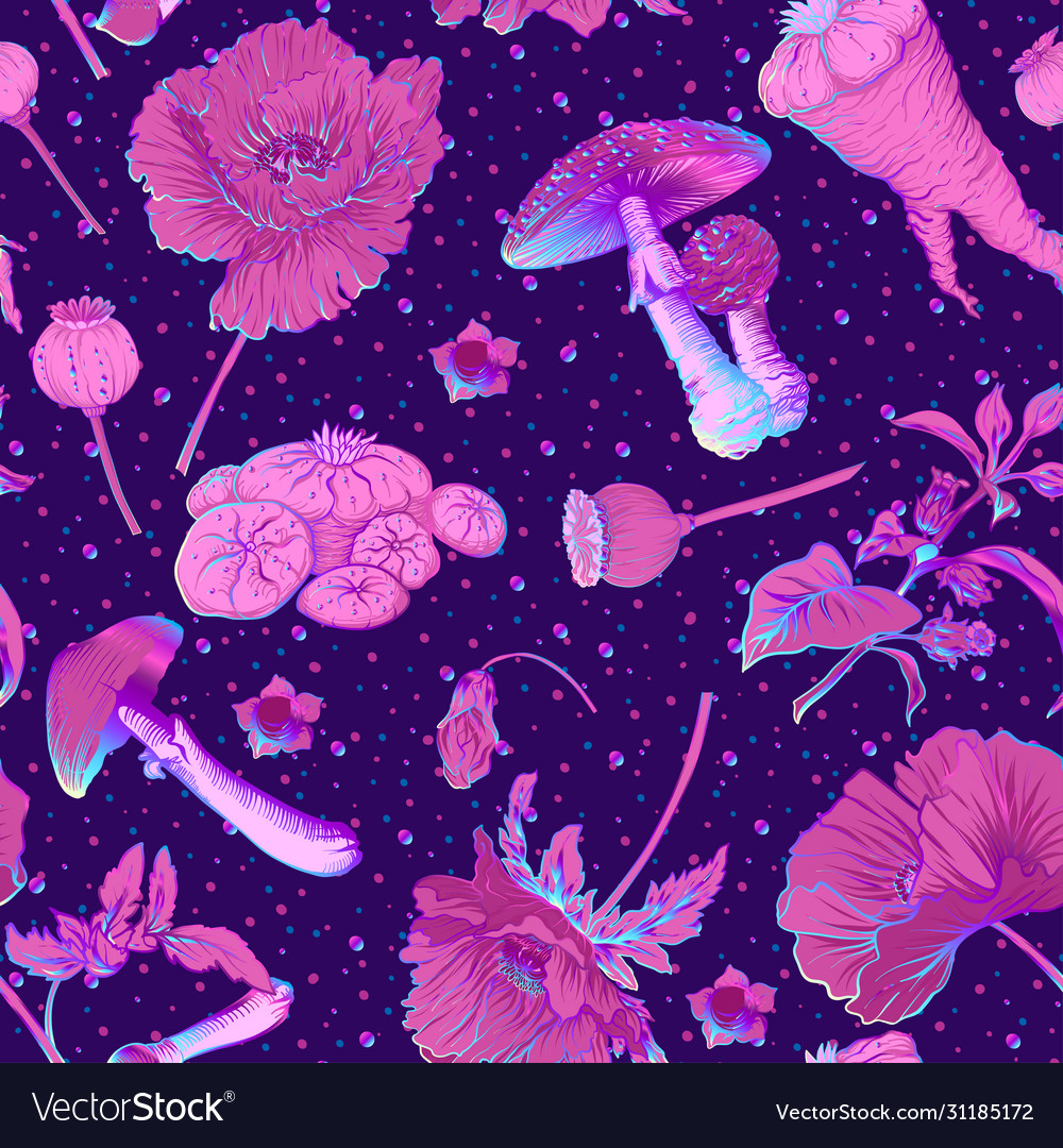 Seamless pattern background with miraculous vector image Seamless pattern background with miraculous