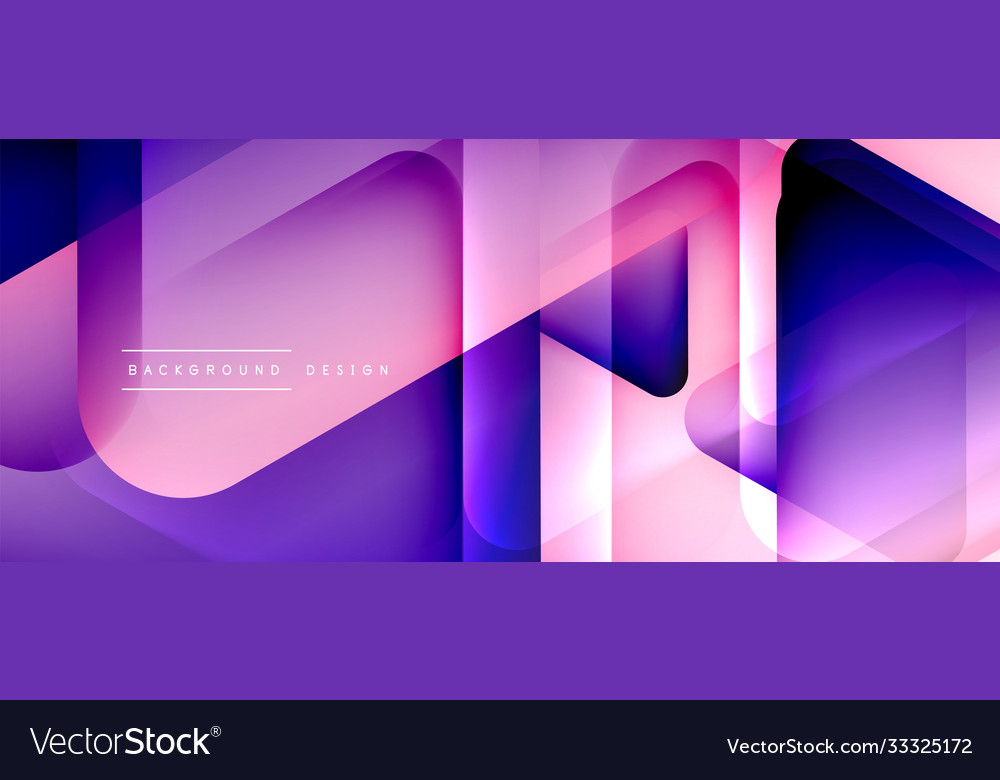 Triangle shapes geometric abstract background 3d Vector Image