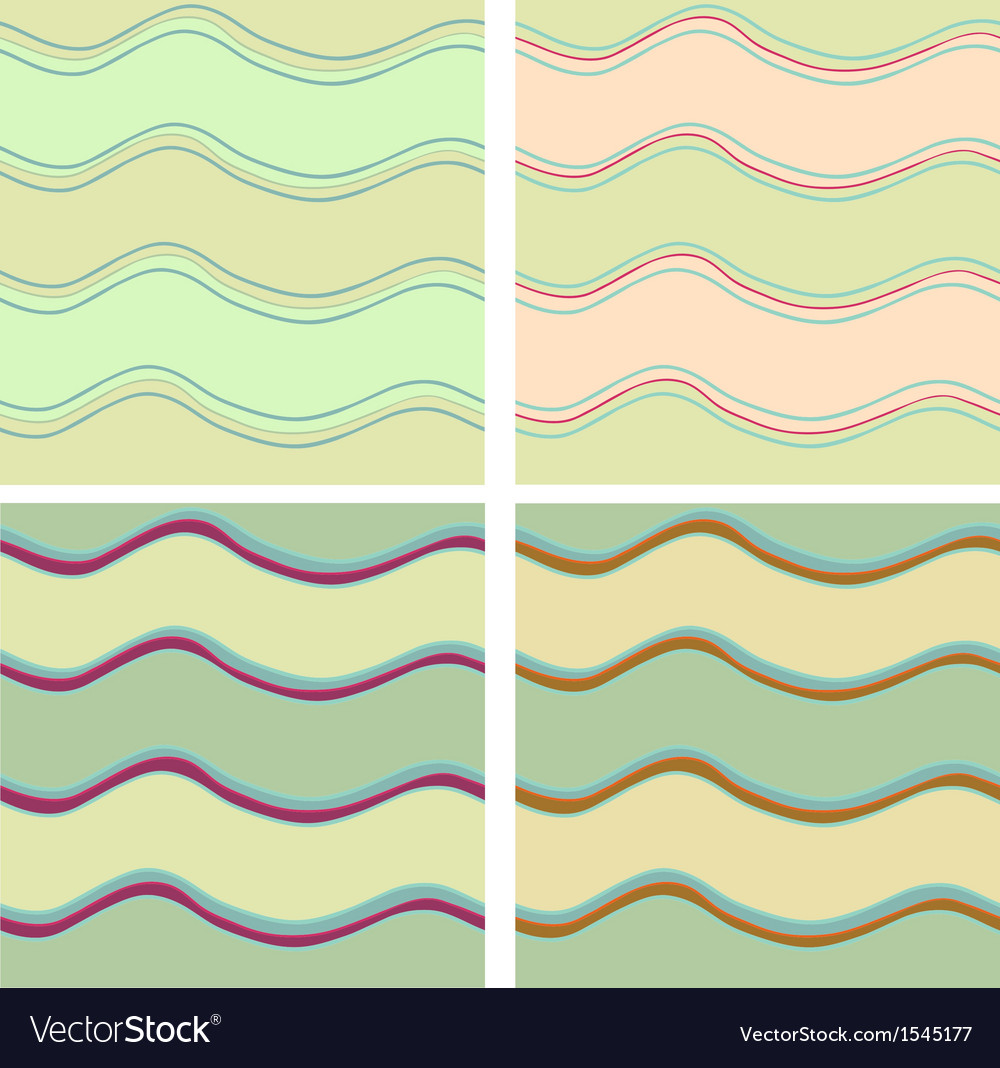 Abstract seamless patterns set