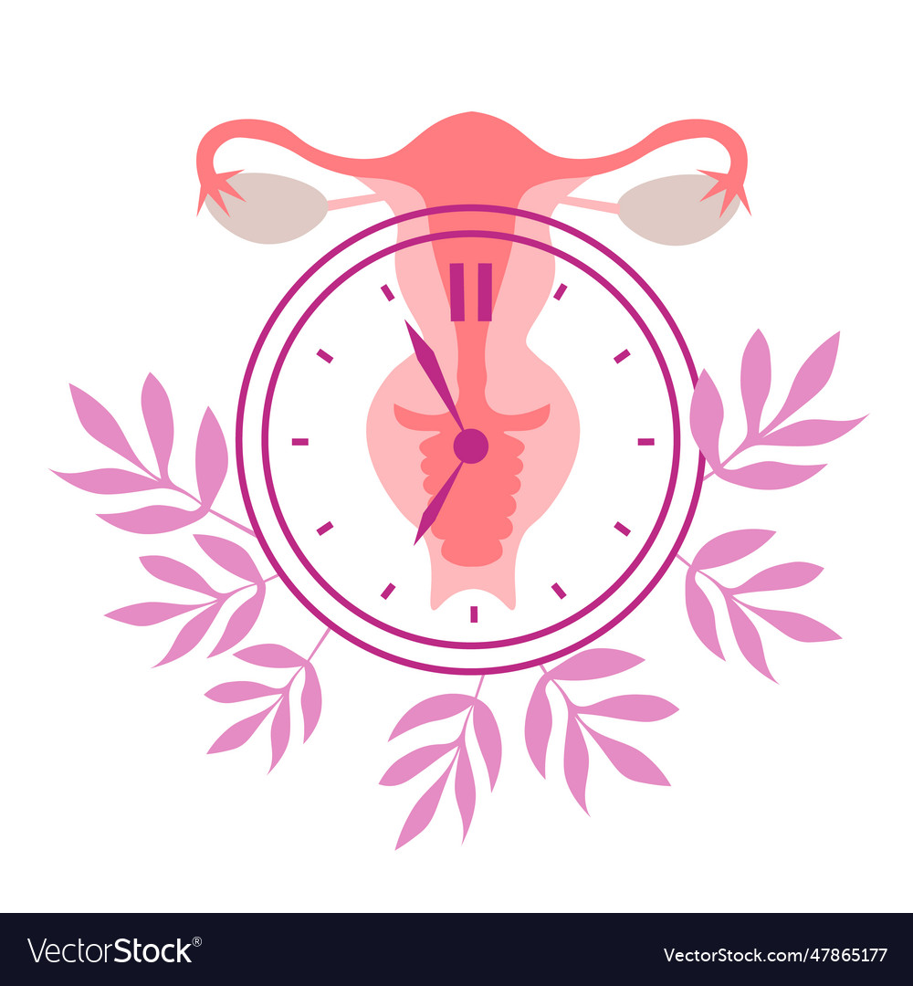 Menopause Womens Health Care Royalty Free Vector Image Menopause Womens Health Care Royalty Free Vector Image