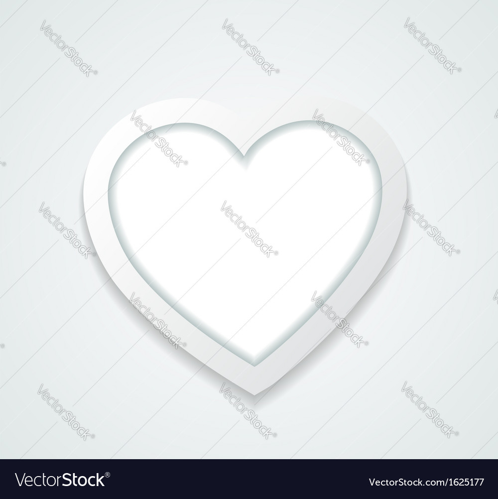 Paper Heart Frame Pattern