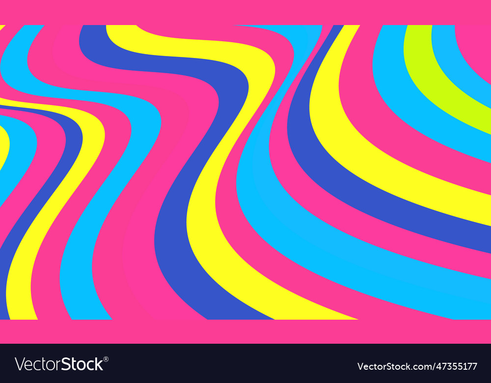 Psychedelic groovy background Royalty Free Vector Image