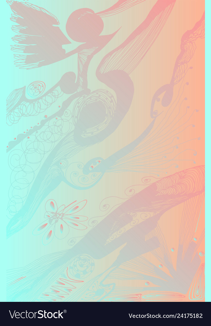 Abstract Colorful Gradient Art