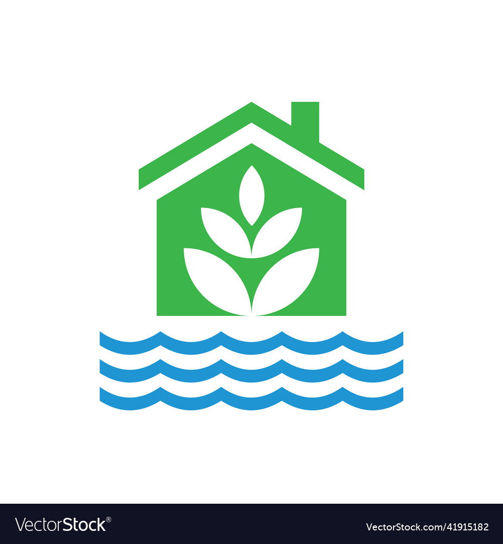 Eco home concept icon logo design ecology house