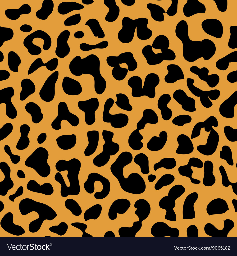 Leopard seamless background Royalty Free Vector Image