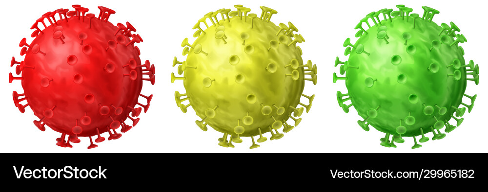 Set coronaviruses Royalty Free Vector Image - VectorStock