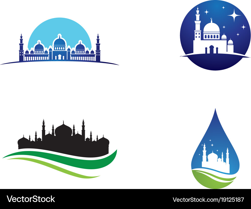 Mosque design Royalty Free Vector Image - VectorStock