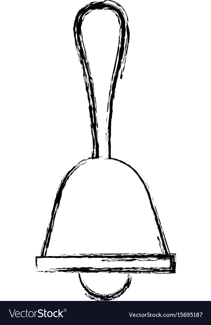 School bell handle alert alarm symbol