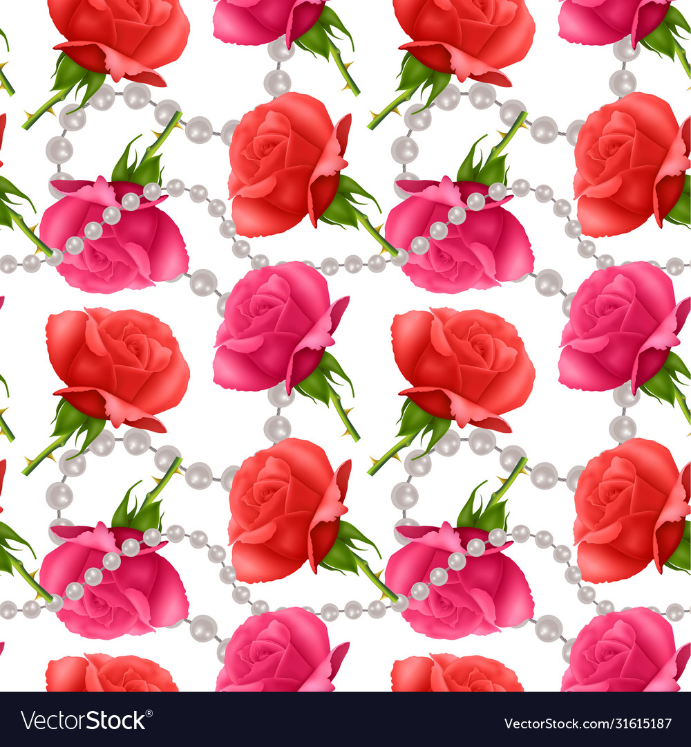 Seamless endless pattern with print beautiful