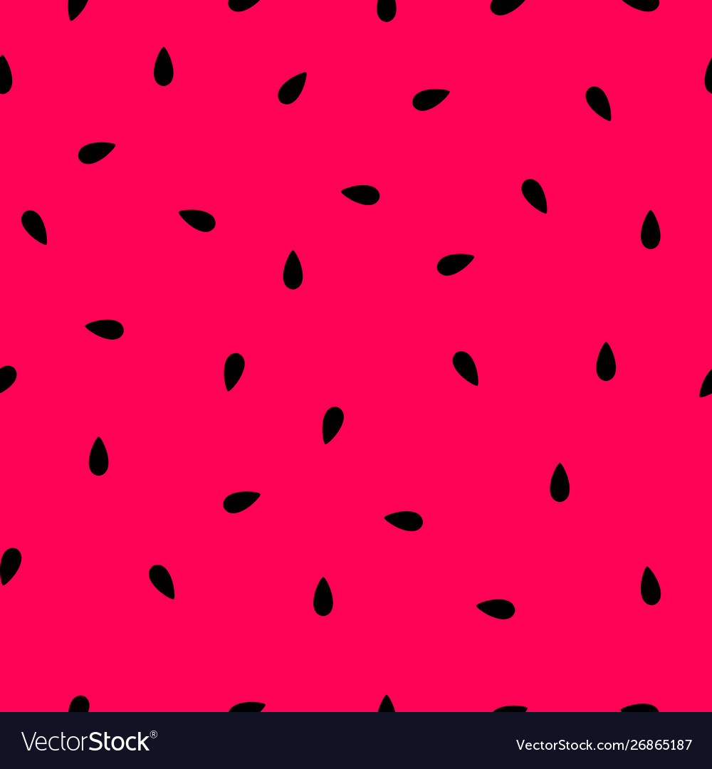 Seamless pattern background with watermelon vector image Seamless pattern background with watermelon