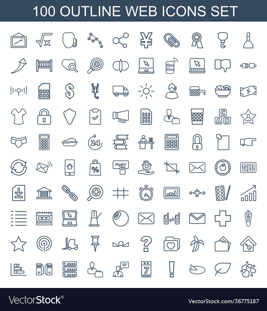 Web icons