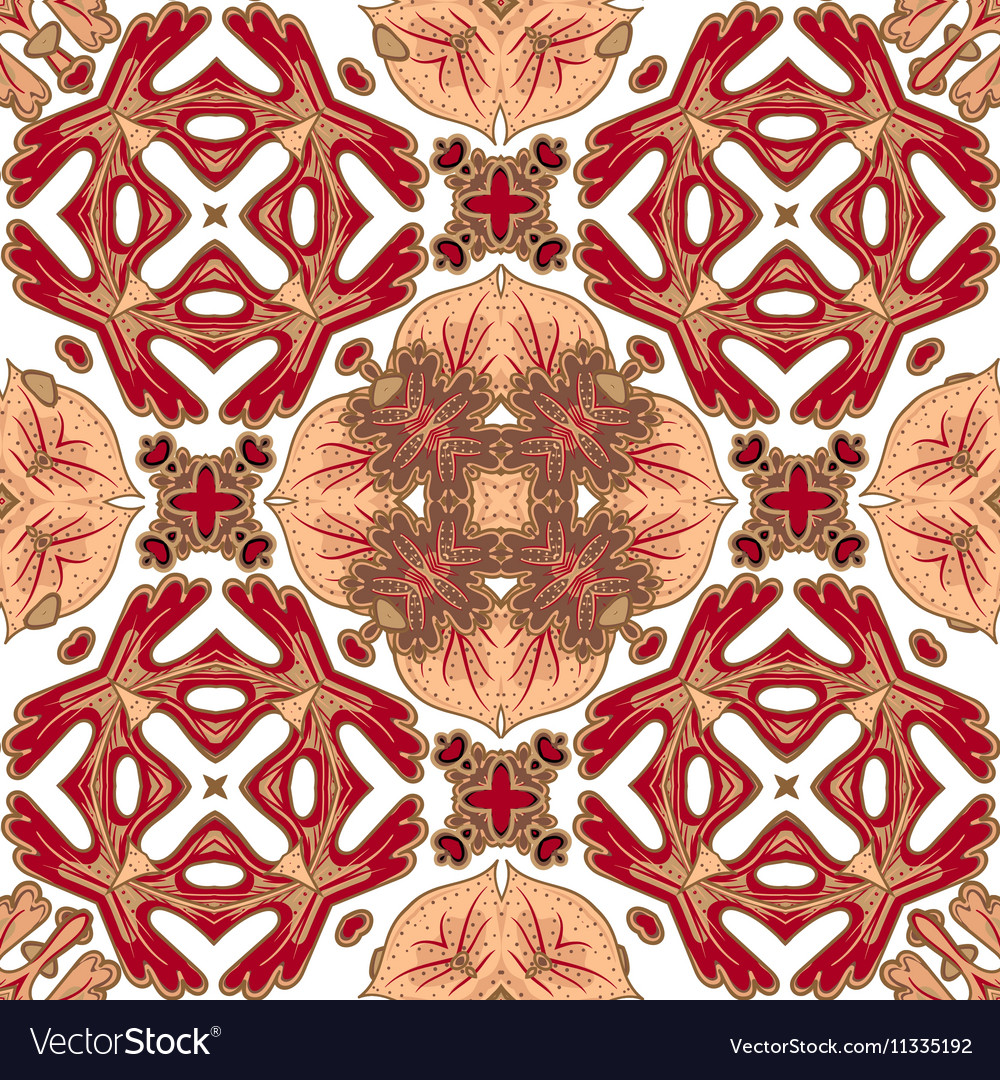 Gorgeous seamless patchwork pattern from colorful
