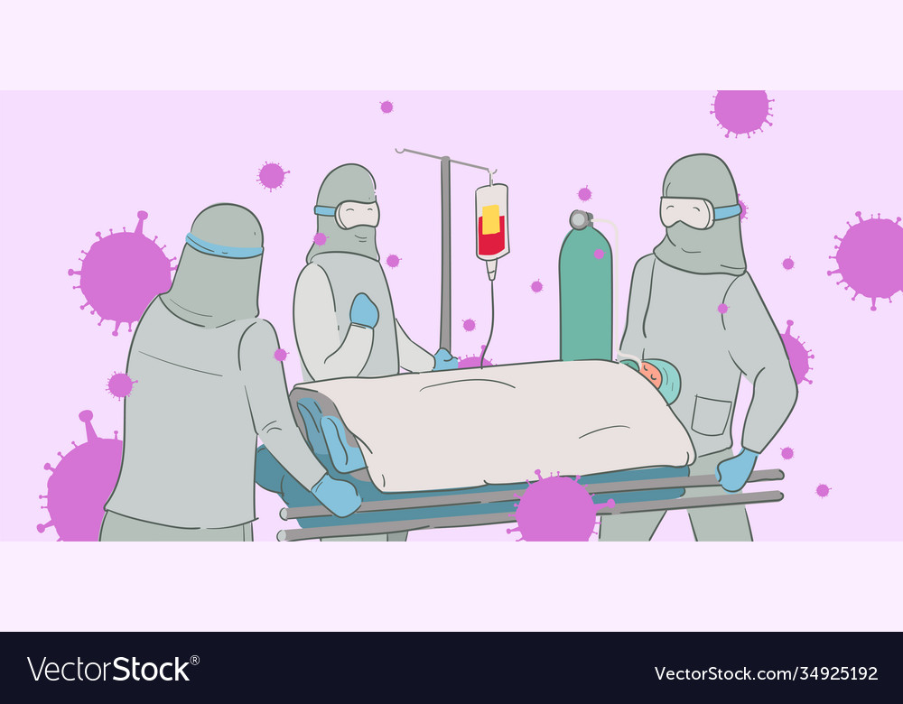 Healthcare Professionals Behandlung von Coronavirus