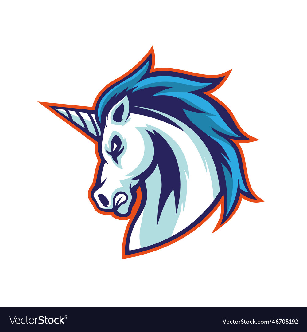 Horse mascot logo Royalty Free Vector Image - VectorStock