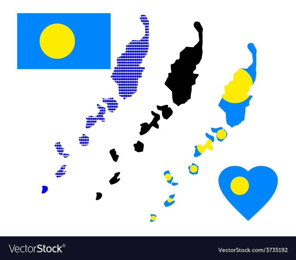 Map of palau