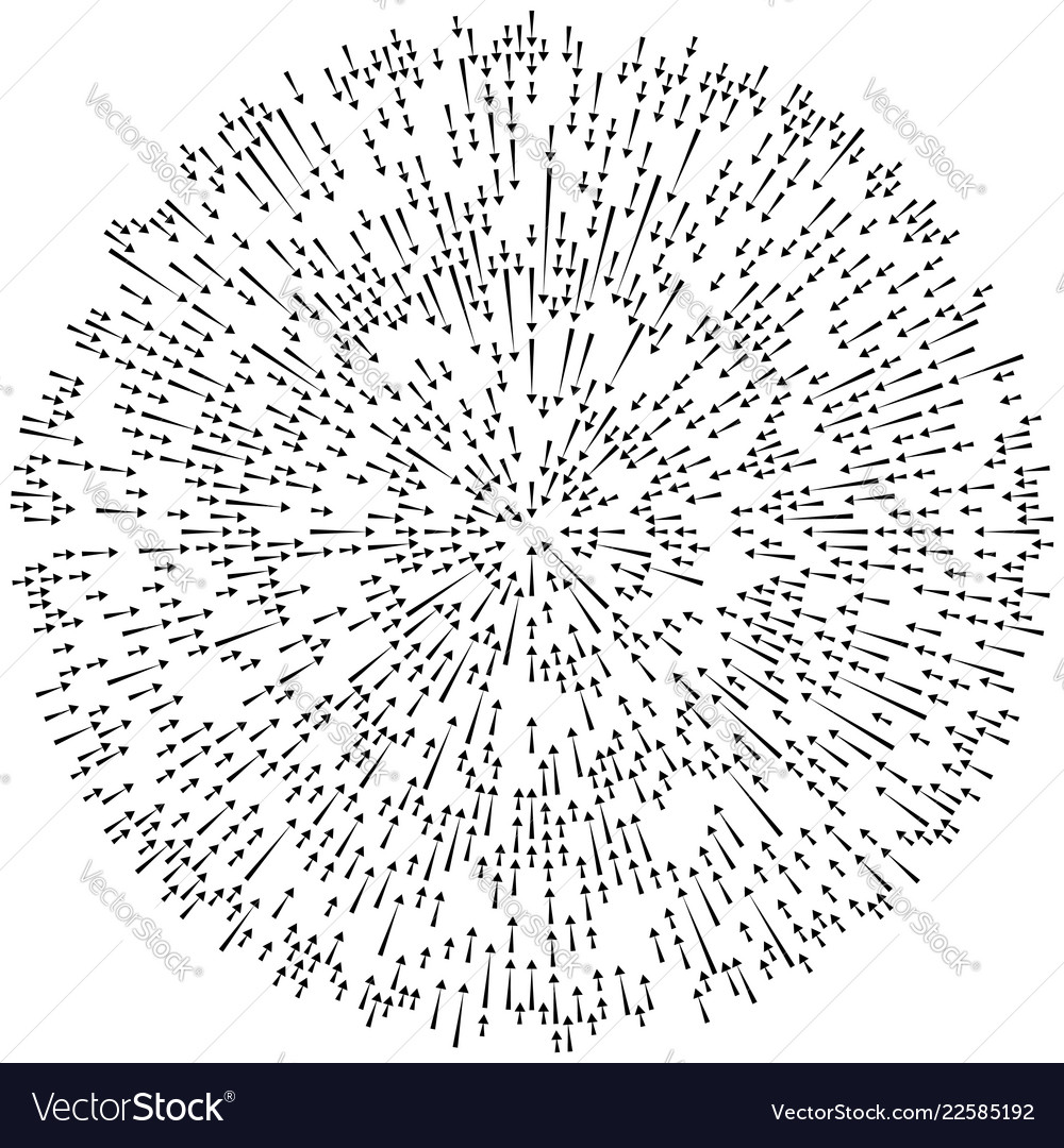 Radial lines element abstract radiating irregular vector image Radial lines element abstract radiating irregular