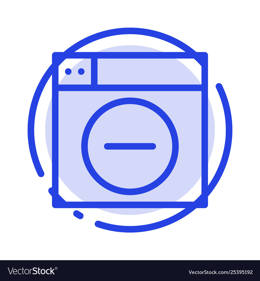 Web design less minimize blue dotted line vector image Web design less minimize blue dotted line