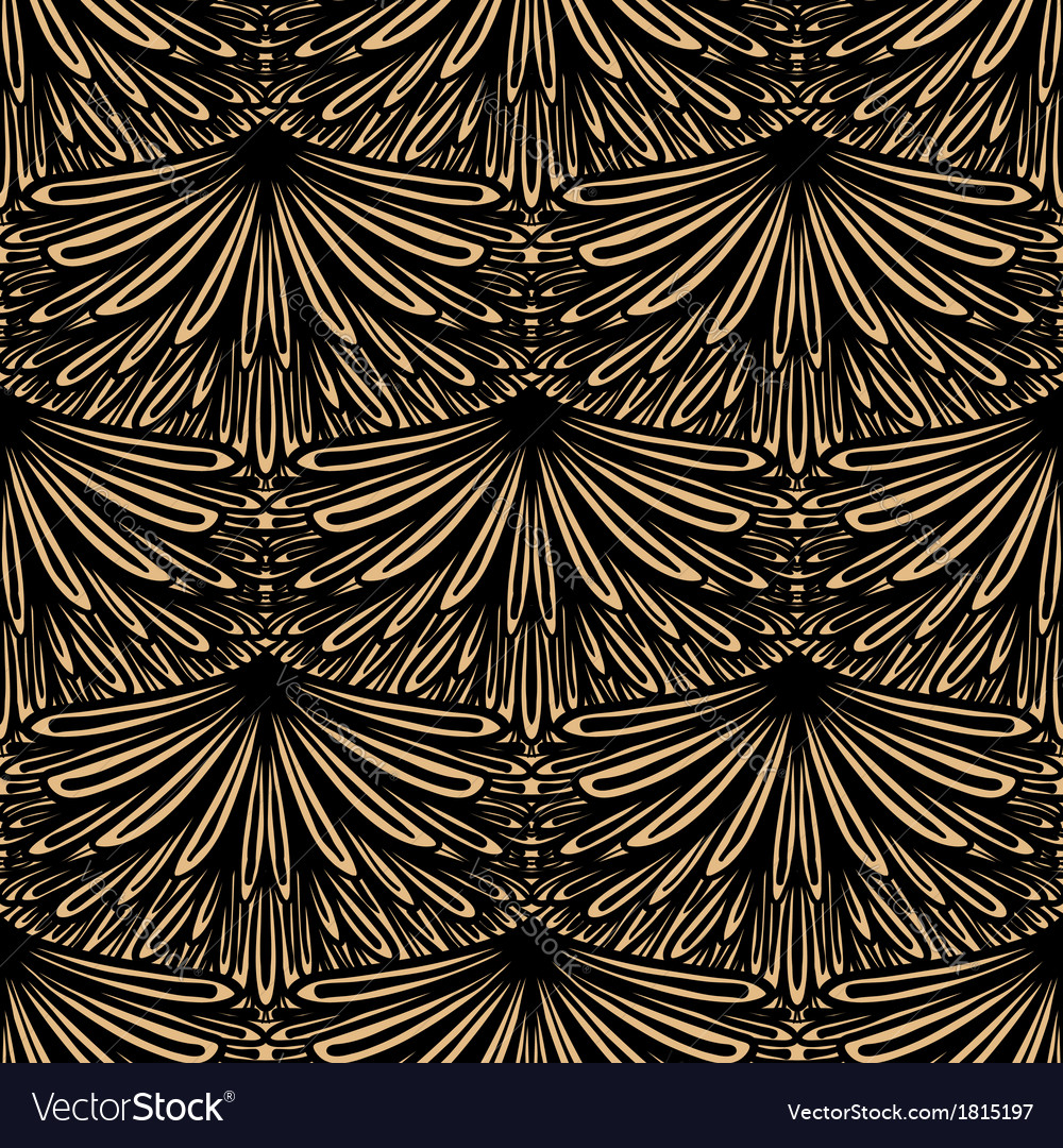 Background with gold leaves Royalty Free Vector Image