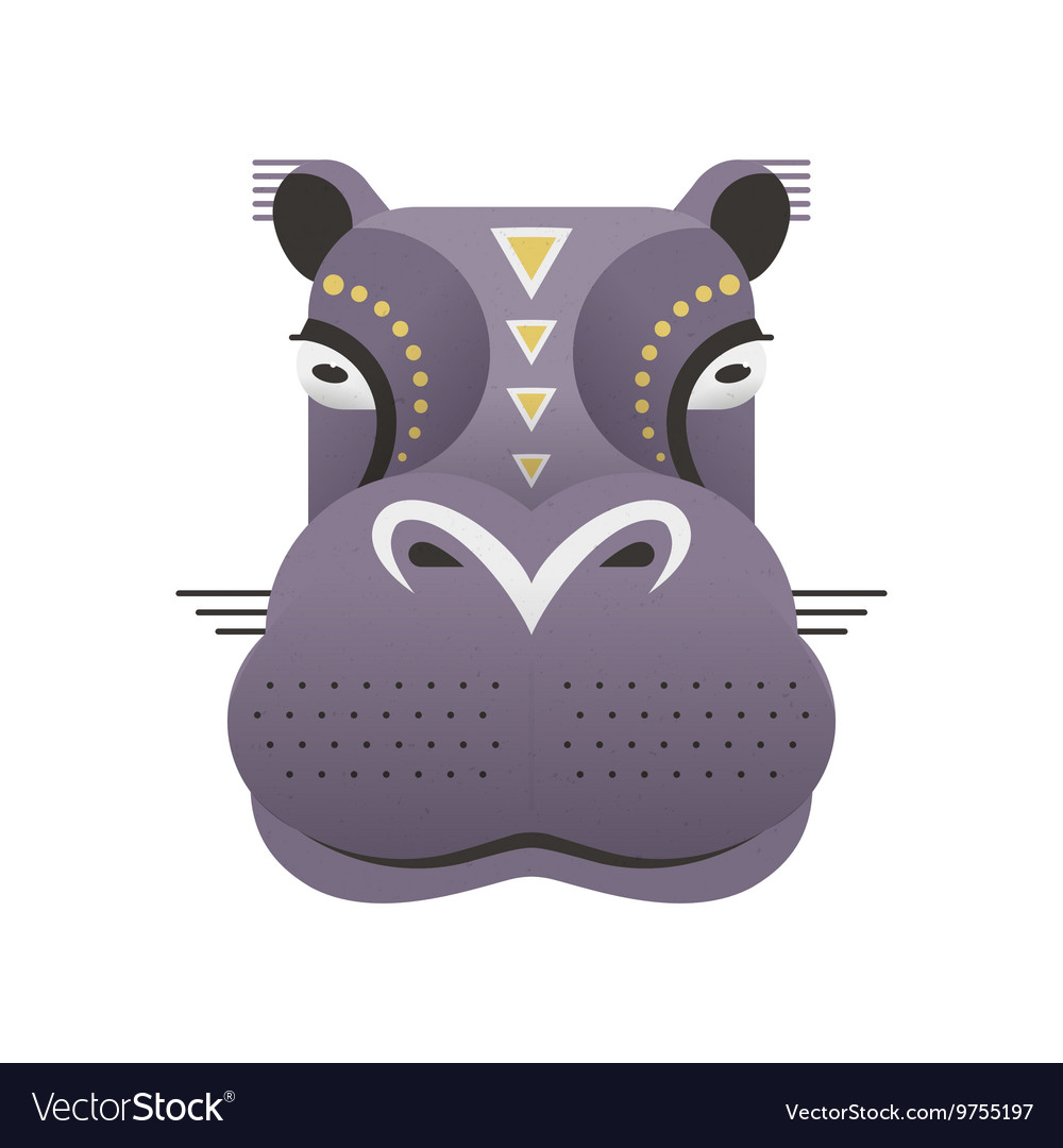 Niedlich Hippo Portrait