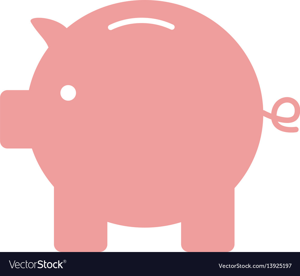 Piggy savings isolated icon